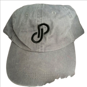 Poshmark official swag gray and black logo adjustable baseball cap hat NWT